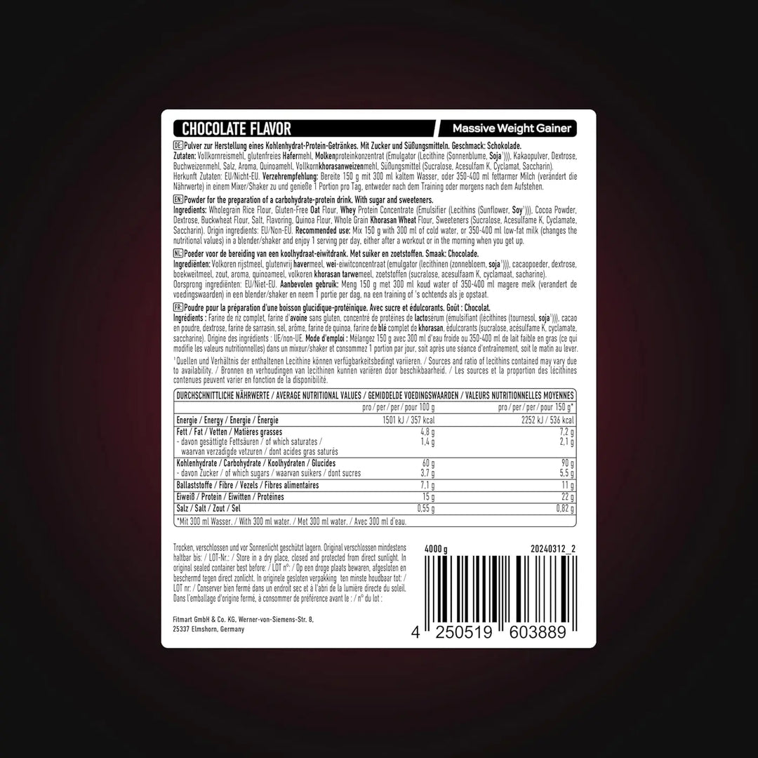 ESN Massive Weight Gainer 4000g ESN