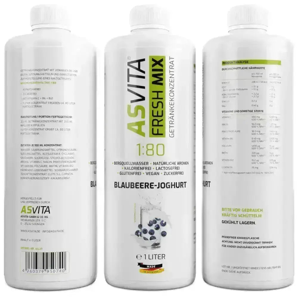 ASVita Fresh Mix Mineralgetränk - 1L