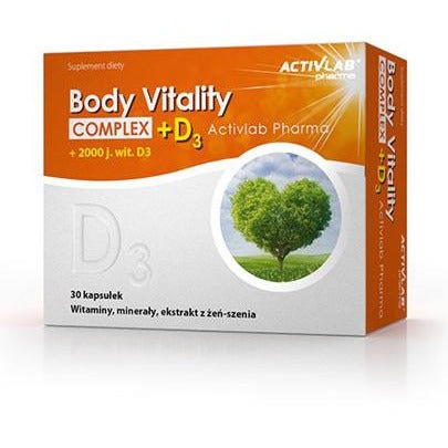 Activlab Body Vitality Complex + D3 30 Tabletten