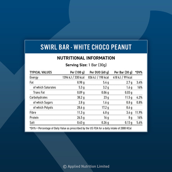 Applied Nutrition SWIRL Bar 12x60g