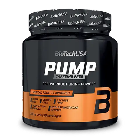 BioTech Pump Caffein Free Pre-Workout 330g BioTech USA