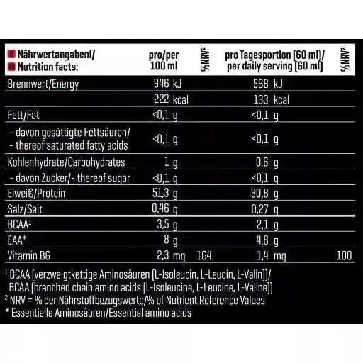 Body Attack Beef Amino Liquid 1000ml
