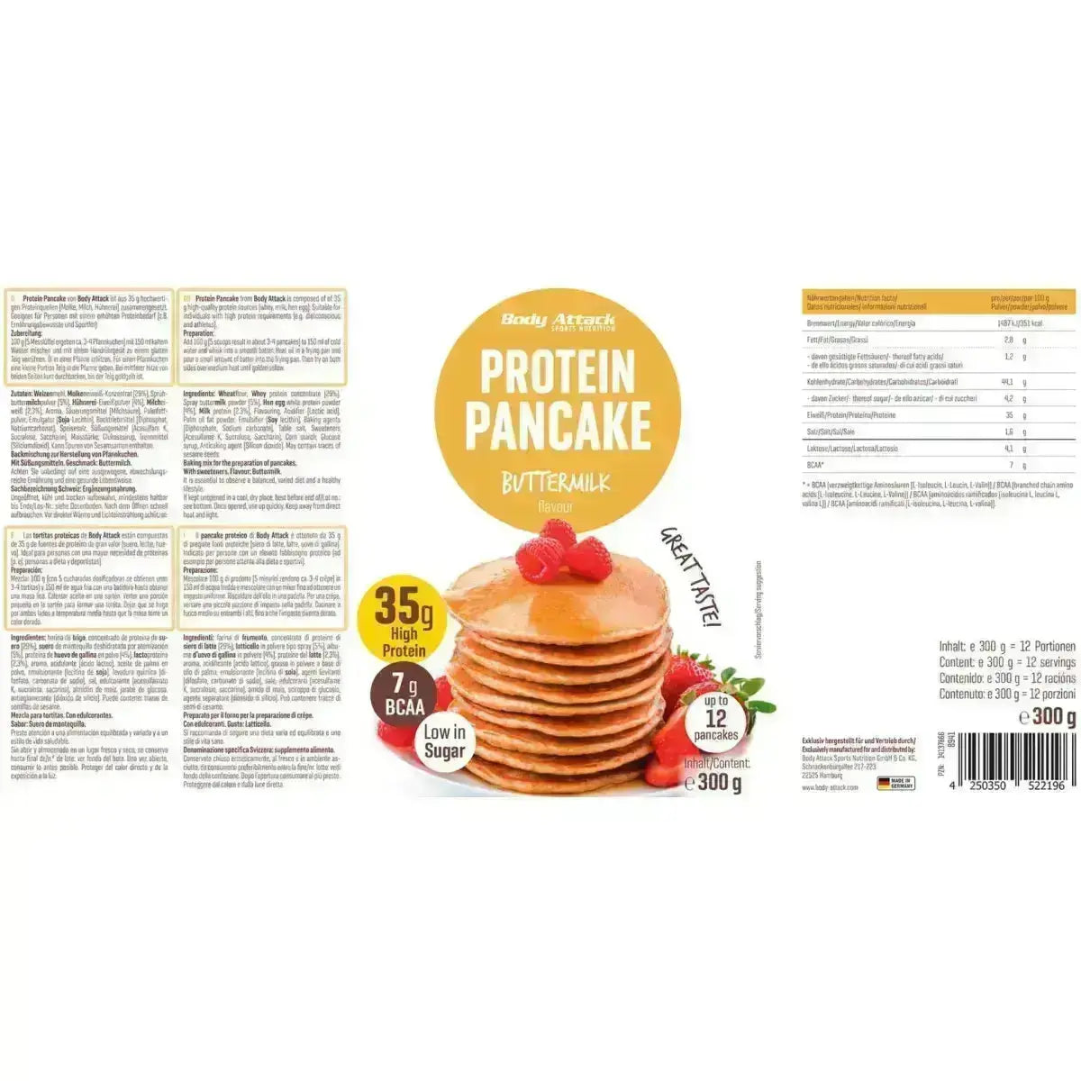 Body Attack Protein Pancake 300g