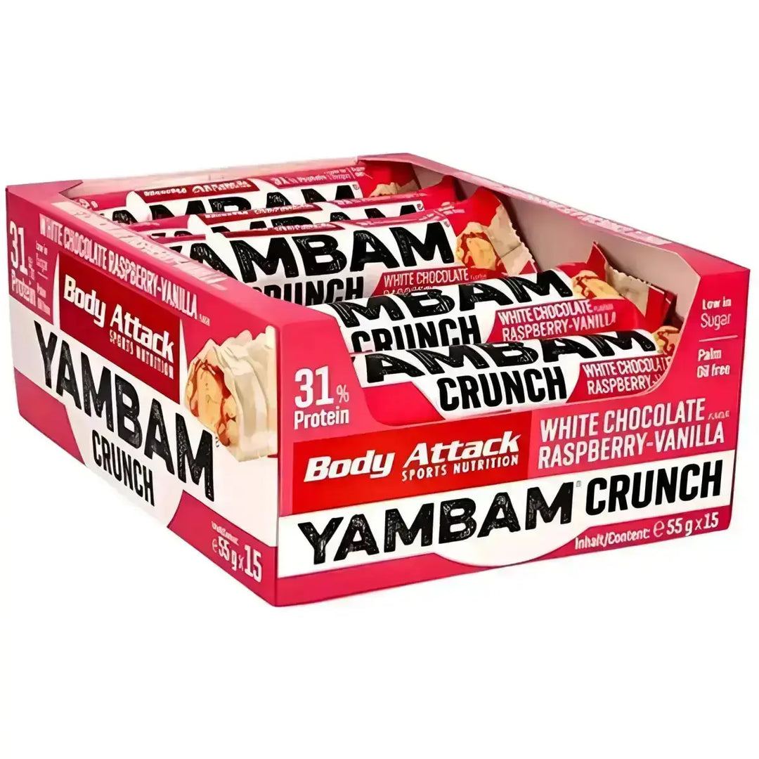 Body Attack YAMBAM CRUNCH Protein Riegel 15x55g