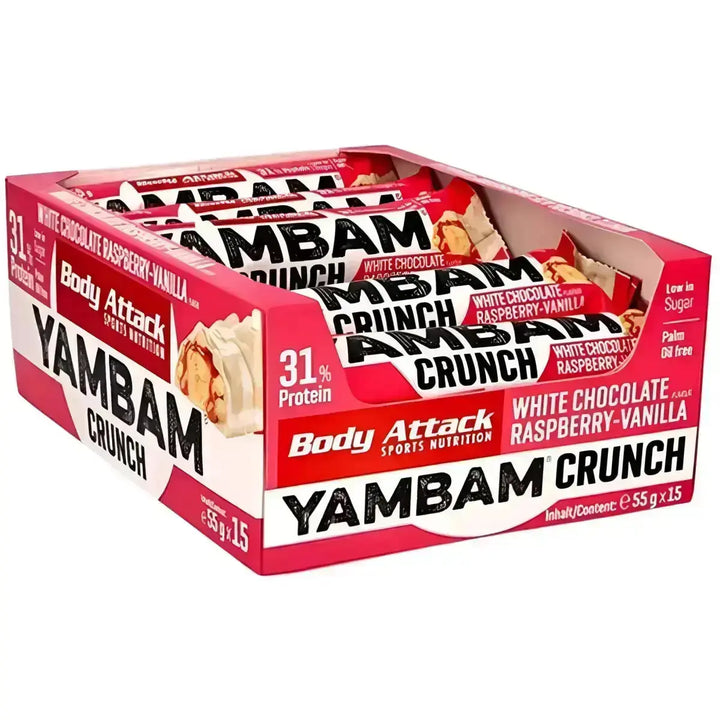 Body Attack YAMBAM CRUNCH Protein Riegel 15x55g