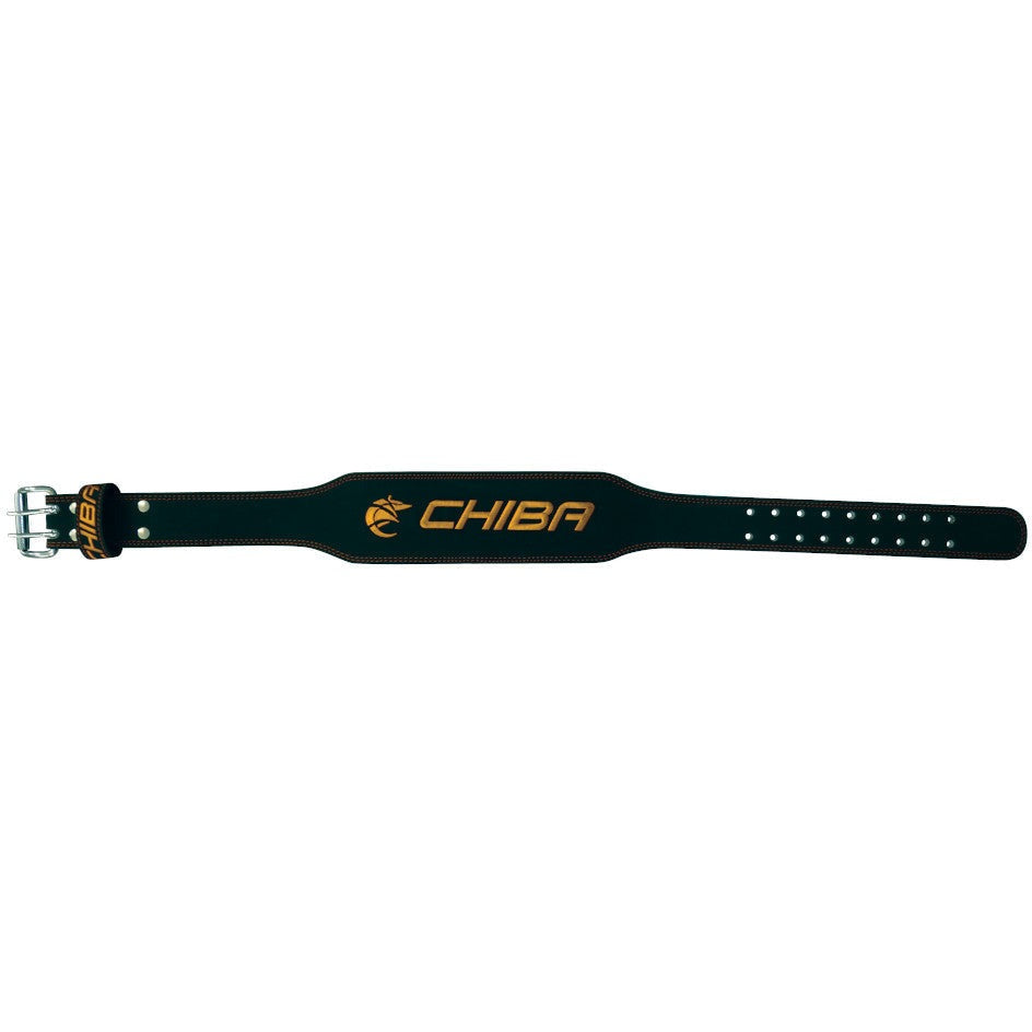 Chiba - 40810 - Ledergürtel schwarz/gold