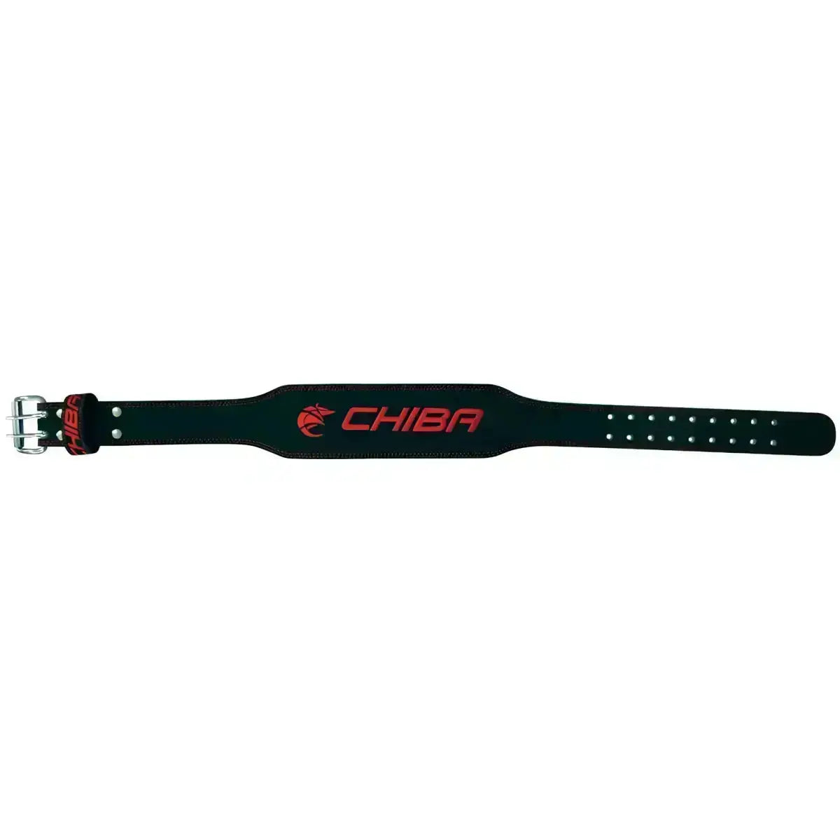 Chiba - 40810 - Ledergürtel schwarz/rot
