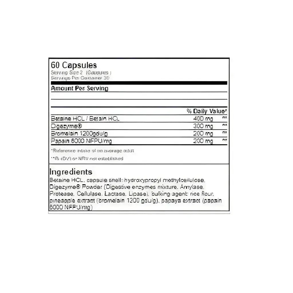 GN Digestive Enzymes 60 Kapsel