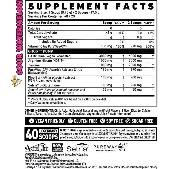 Ghost Pump V2 40 Serv. 340g