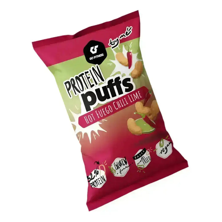 Protein puffs Snack Bag für GOFitness Protein Puffs 6x50g Box, lecker & proteinreich