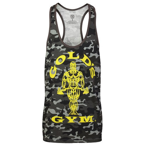 Gold´s Gym GGVST051 Muscle Joe Premium Tank Camo - black