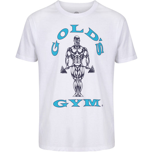 Golds Gym GGTS002 T-Shirt Muscle Joe - White/Blue