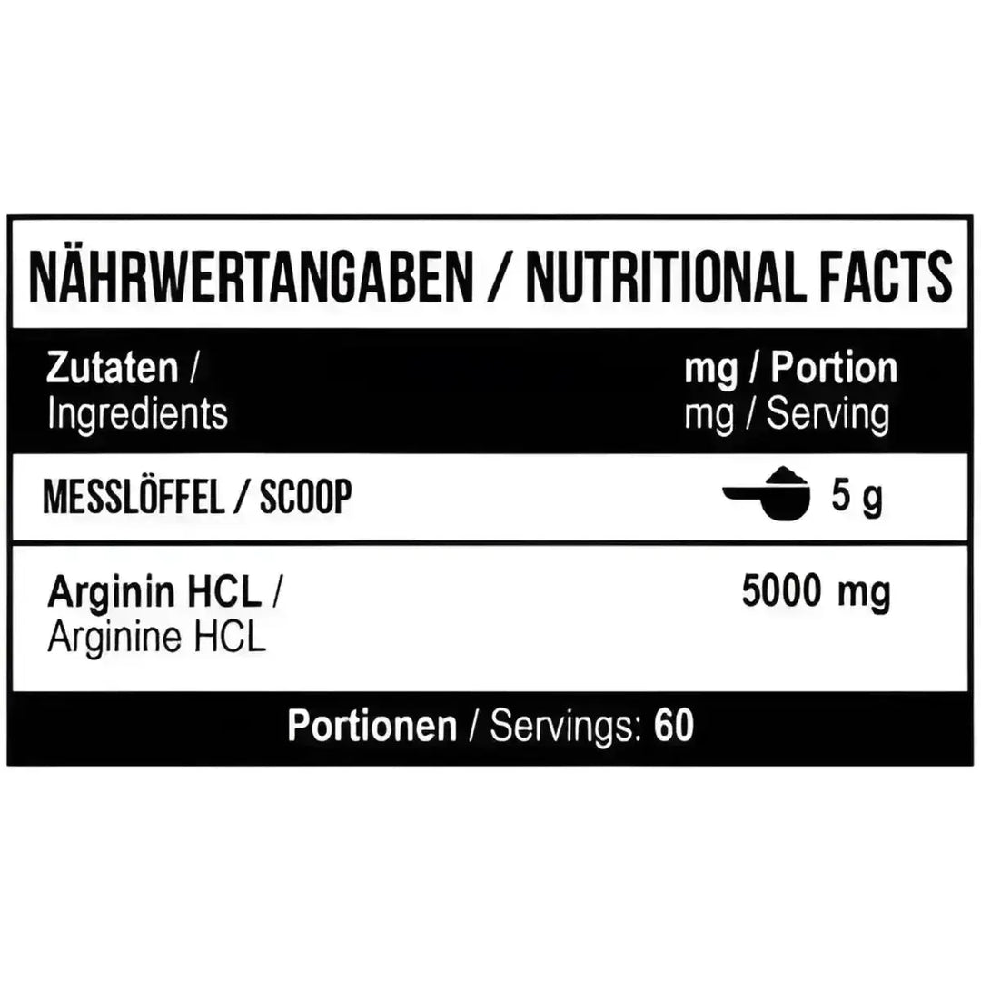 MST - Arginine HCL 300g