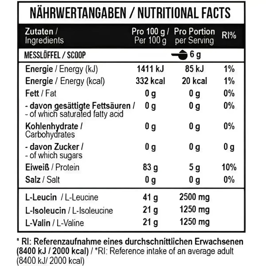 MST - BCAA Zero 330g / 55 Serv.