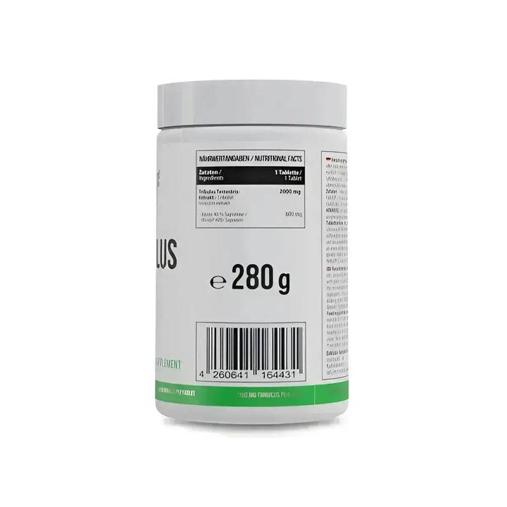 Weißer Supplementbehälter von MST - Healthy Tribulus 2000mg mit reines l-arginin
