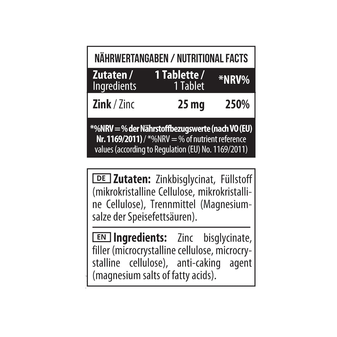 MST - Zinc Chelate Bisglycinate 90 Tabletten MST