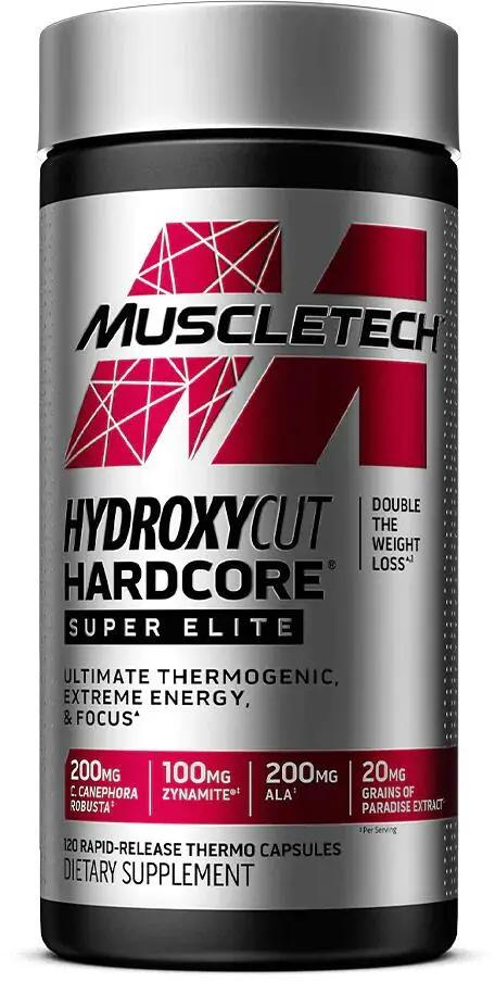 Muscletech Hydroxycut Hardcore SUPER Elite 100 Caps Muscletech