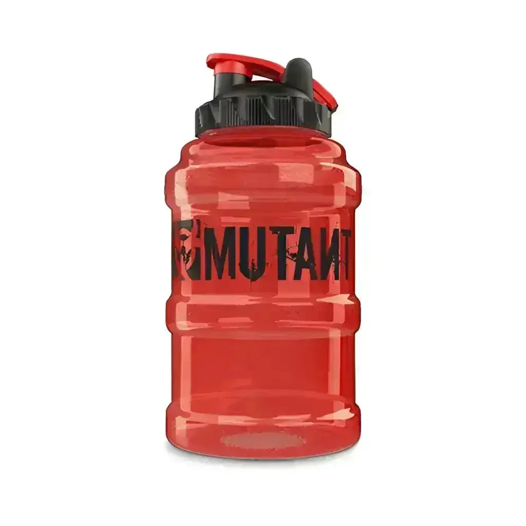 Rote Wasserflasche mit schwarzem Deckel vom Mutant Mega Mug 2600ml