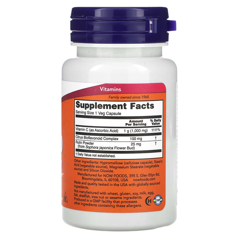 Now Foods Vitamin C-1000 30 Veg Kapseln Now Foods