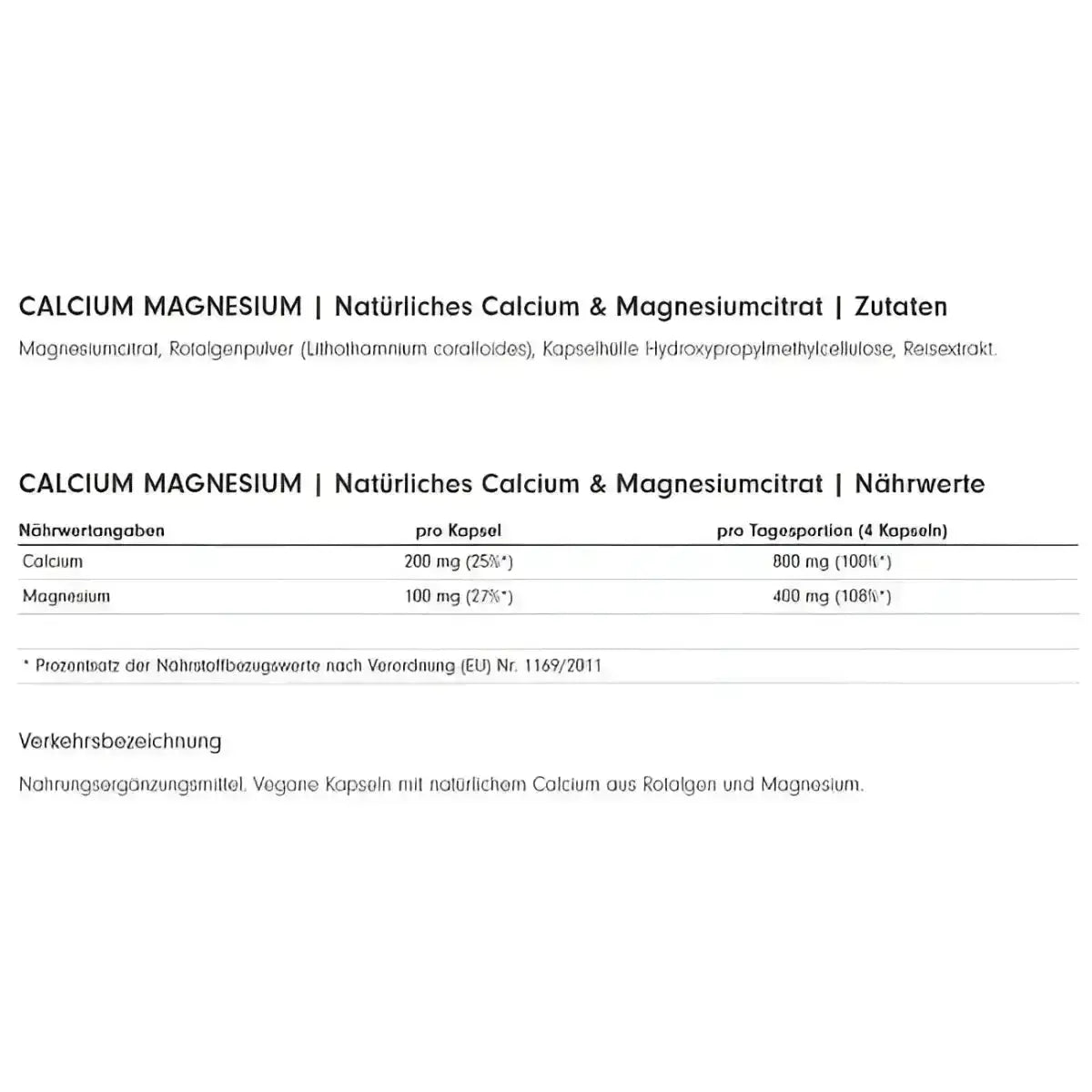 ProFuel CALCIUM & MAGNESIUM 120 Kaps.