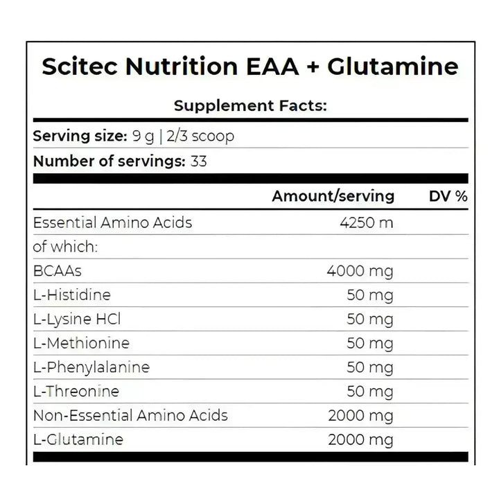 Scitec EAA + Glutamine 300g