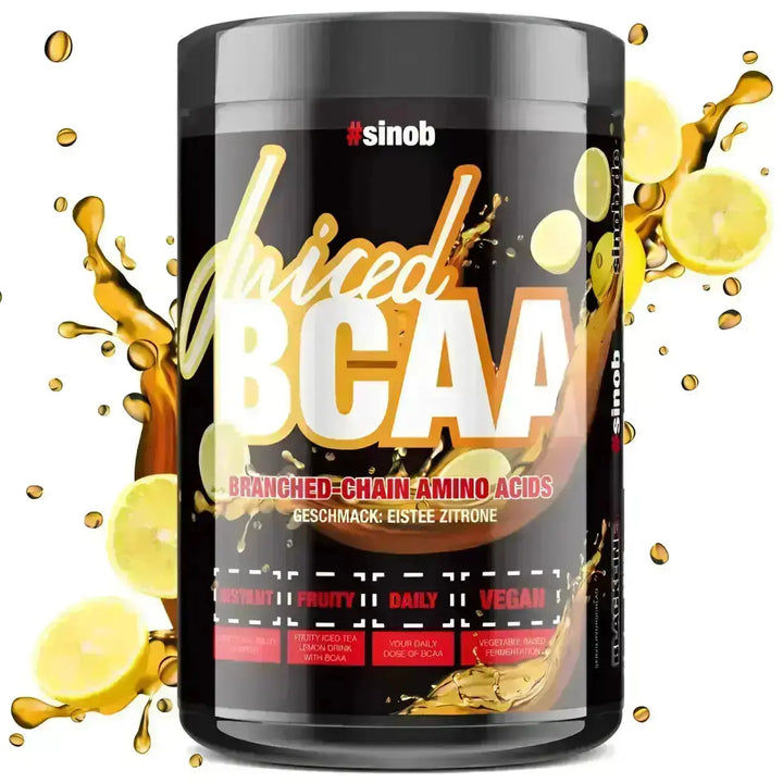 Sinob Juiced BCAA 500g - Eistee Zitrone - Aminosäuren