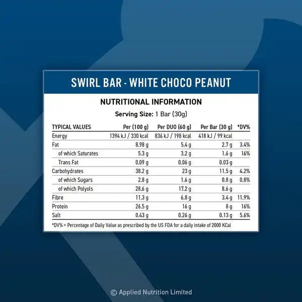 Applied Nutrition SWIRL Bar 12x60g