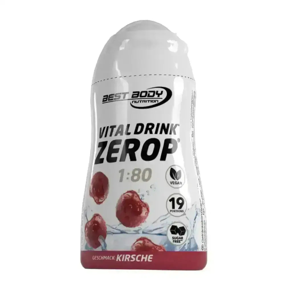 Best Body Vital Drink Flavour Drops 1:80 - 48ml Squeeze Flasche - Kirsche - Diät