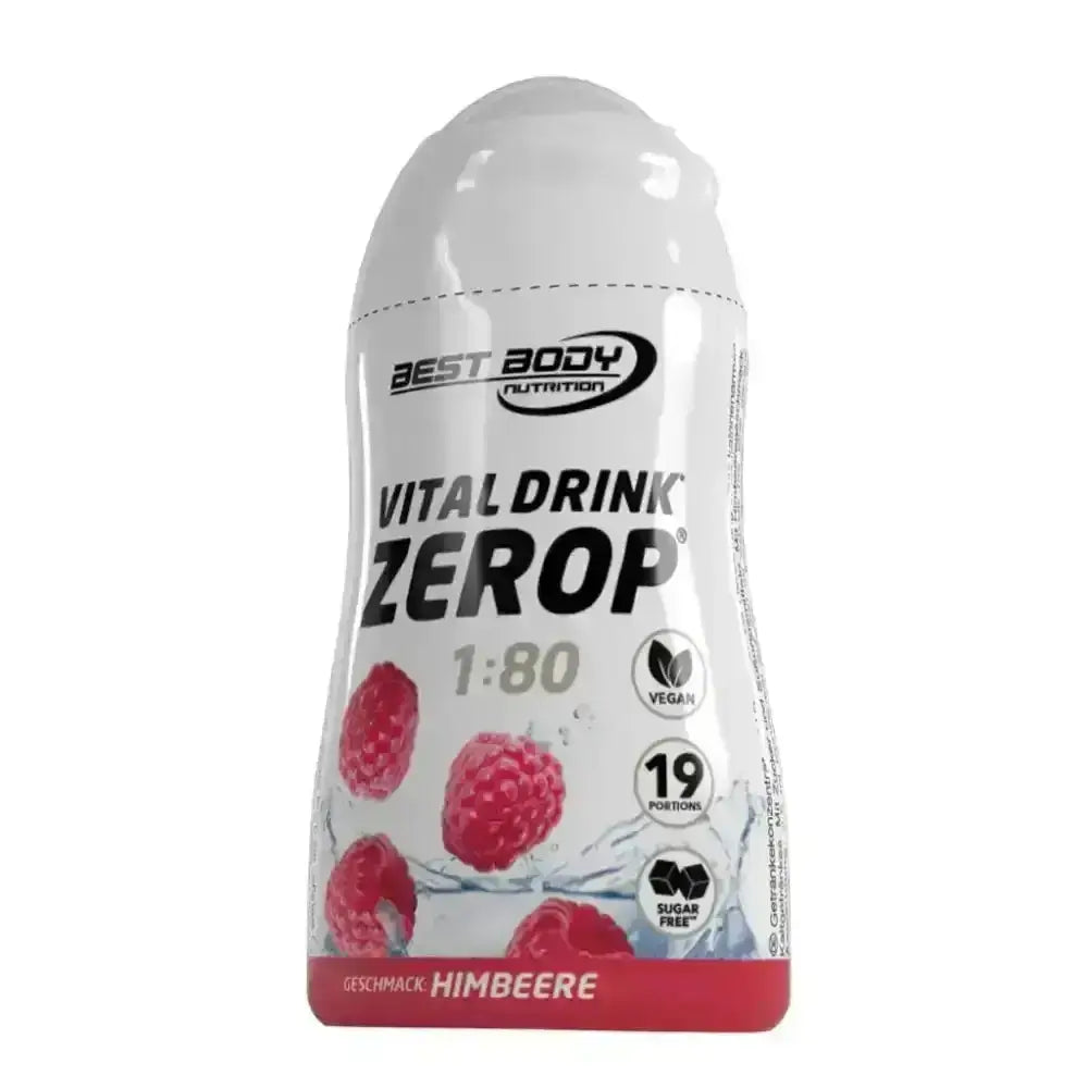 Best Body Vital Drink Flavour Drops 1:80 - 48ml Squeeze Flasche - Himbeere - Diät