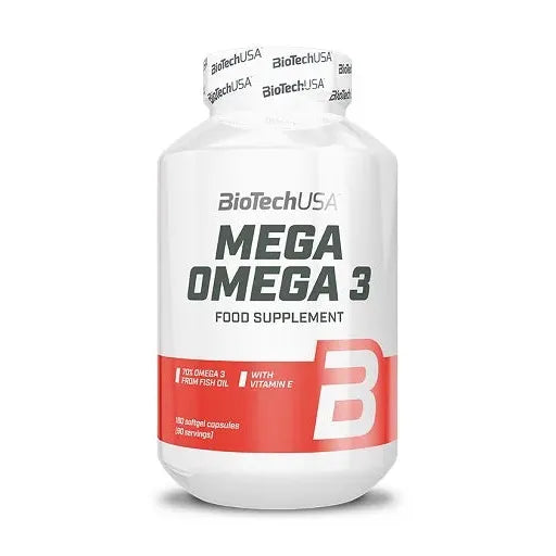 BioTech Mega Omega 3, 180 Kapseln