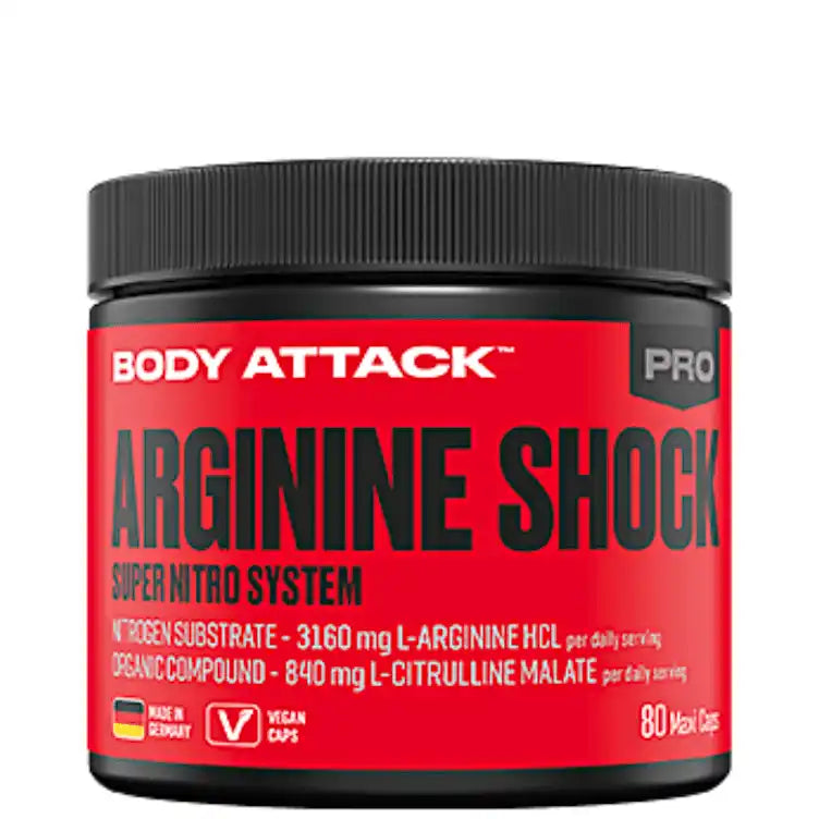 Body Attack Arginine Shock 80 Caps