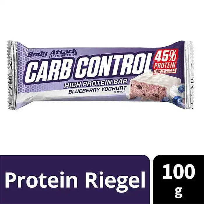 Body Attack Carb Control - Proteinriegel 100g 15 Riegel