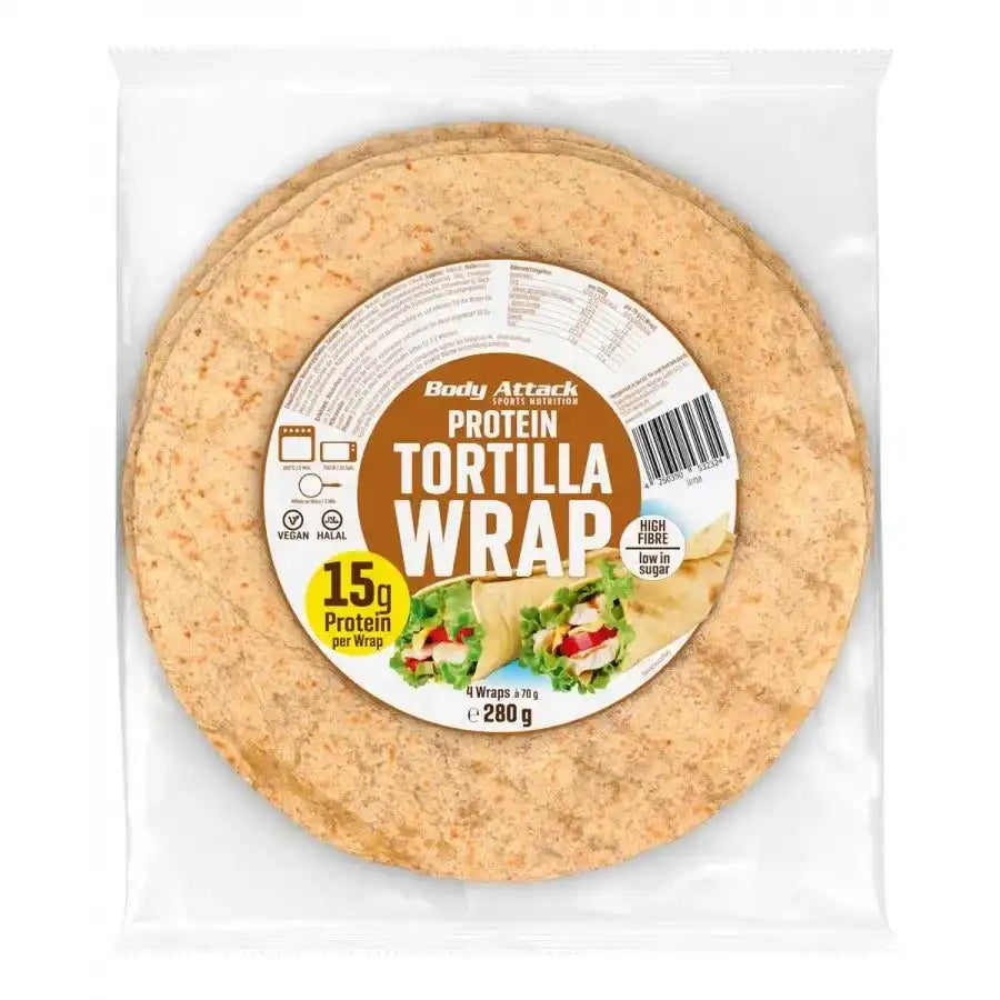 Body Attack Protein Tortilla Wraps 280g