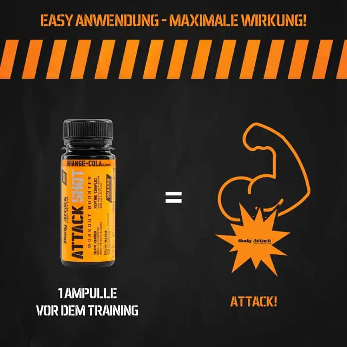 Body Attack Attack Shot 20 x 60ml