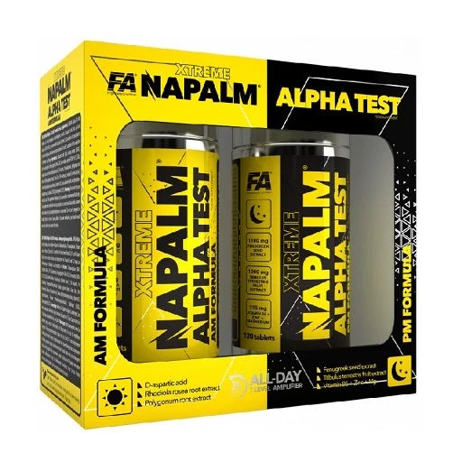 FA Nutrition NAPALM Alpha Test AM PM Formula 2x 120 Tabl.