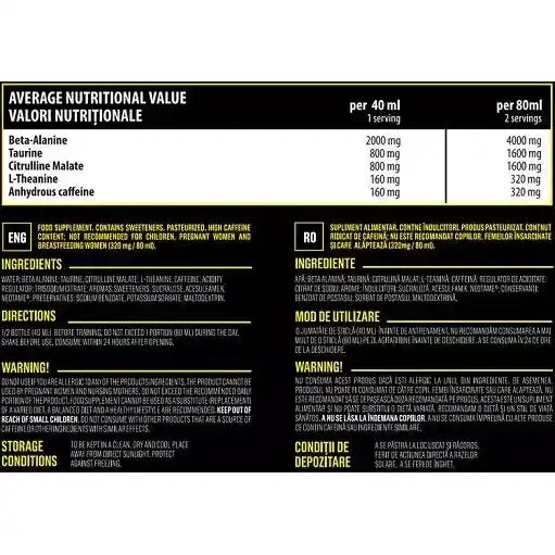 Genius Nutrition - Fury Extreme Shot 12x80ml