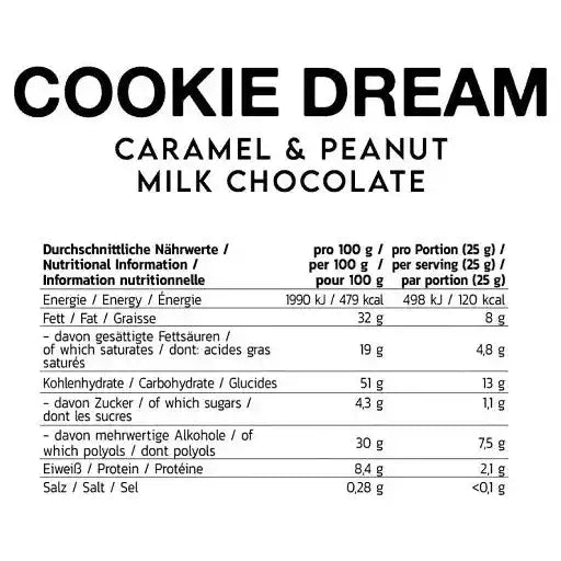 INLEAD Cookie Dream Caramel & Peanut 125g