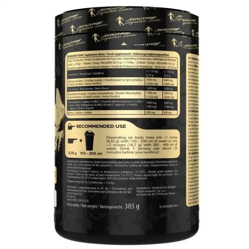 Kevin Levrone Shaaboom Pump 385g