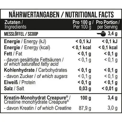 MST - Creatin Pro CREAPURE 500g