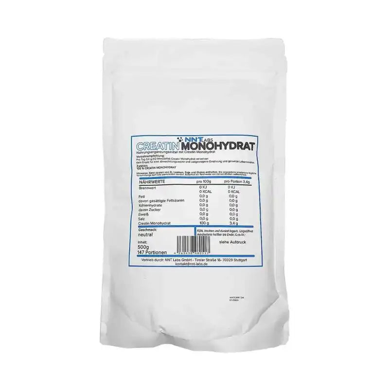 NNT Creatin Monohydrat 500g - Sportnahrung