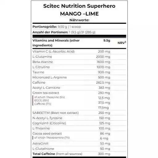 Scitec Superhero 285g