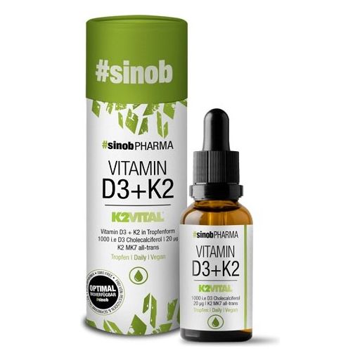 Sinob Vitamin D3 + K2 Tropfen 10ml