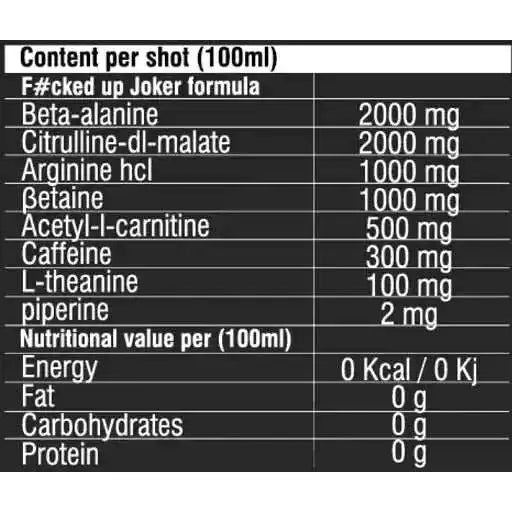 Swedish Supplements Fucked Up Headshot 16x100ml