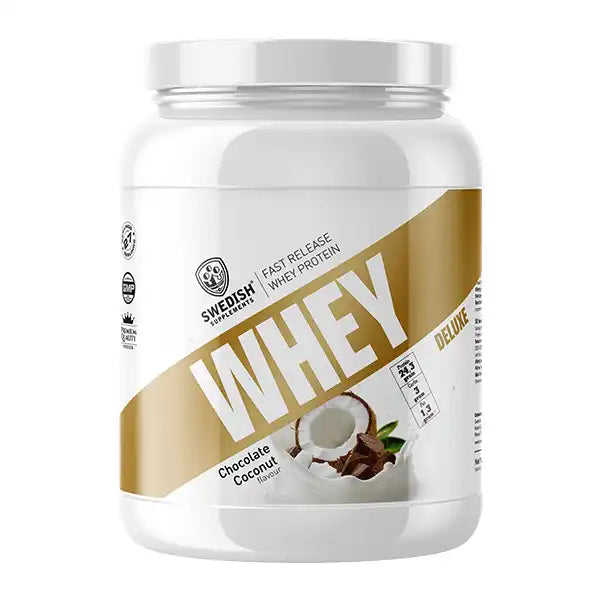 Swedish Supplements Whey Protein Deluxe 900g BEUTEL