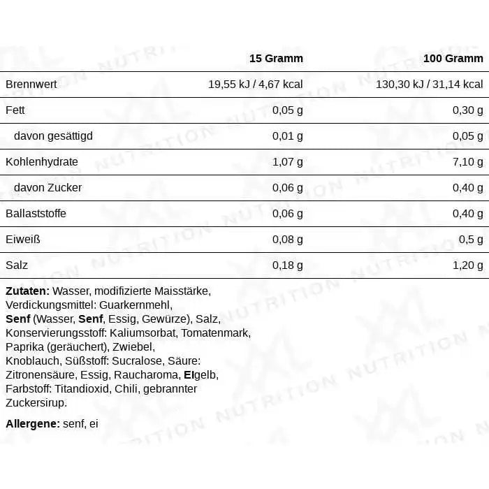 XXL Nutrition Light Sauce 265ml